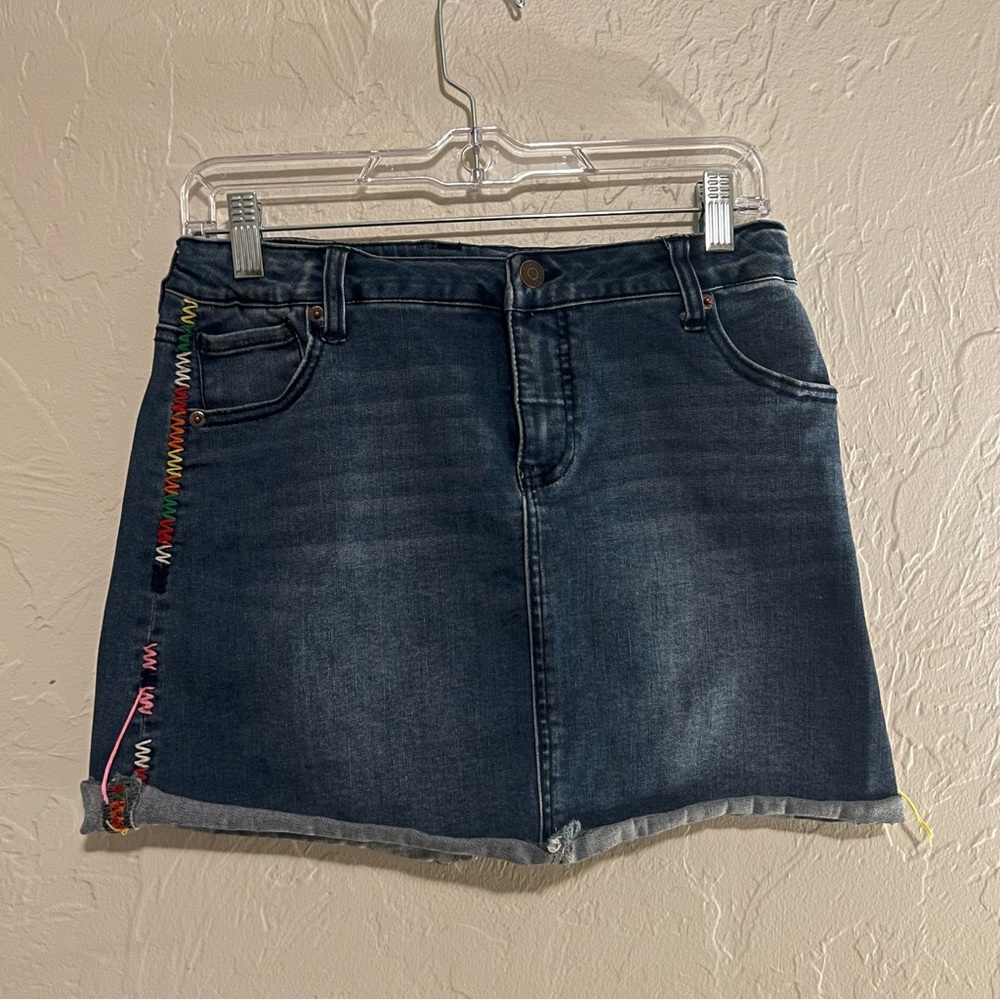 Girls Cat And Jack Skirt Super Stretch Rainbow Stitch Size XL (14/16) Adjustable